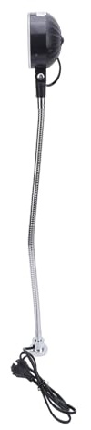 aqxreight LED -maskinljus 15W med 50 Cm Flexibel Svenhals Magnet Bas Shop Tool Lamp för Svarvarbetsbänkavlopp Industrial EU (EU)