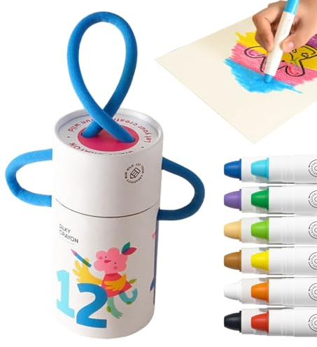 Crayones solubles en agua, suministros de arte para colorear sin afilar, crayones preescolares, para estudiantes, aula, jardín de infantes, hogar, viajes, regreso a clases, regalos de