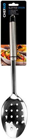 Chef Aid Stainless Steel Slotted Spoon, 28 x 12 x 4cm, Silver