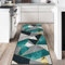 Läufer Flur 60x200cm waschbarer Teppich Kurzflor-Teppich Schlafzimmer Küchenteppich mit Gummirücken läufer rutschfest für Flur Entryway Wäsche Daneben