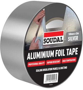 Soudal Aluminium Foil Tape (3 Pack) - 100mm