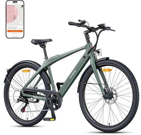 ENGWE E Bike Herren Elektrofahrräder-Ebike mit 36V 10Ah Akku, E Bike mit Drehmomentunterstützung, 7-Gang Getriebe mit APP & Bluetooth, Innenläufermotor bis 100km