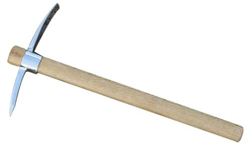 Doppelkopf-Spitzhacke, 2-in-1 Doppelkopf-Garten-Pickaxt, robuste Spitzhacke zum Graben, multifunktionale Axt Weedin