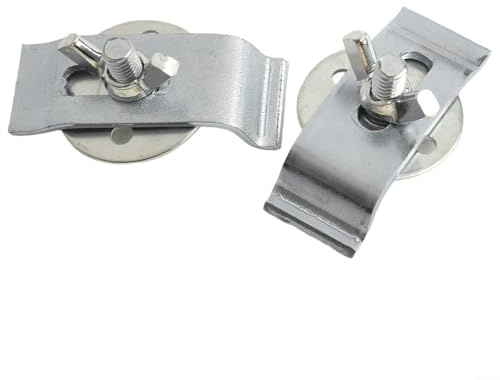 Clip di montaggio sottotop in acciaio inox, confezione da 12 staffe per lavello resistenti per piano di lavoro della cucina, bagno, lavandino, fissaggio per installazione