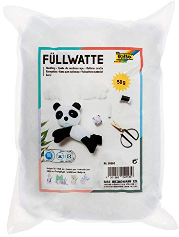 folia ny fyllnadsbomull, 50 g, vit