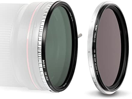 NiSi 82mm Swift VND Kit - True Color 1-5 Blenden Variable ND Filter + ND16 (4 Blenden) Neutral-Graufilter