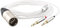 Tirstrup 4-Pin XLR Balanced Male Cable 1.2m 100% Pure Silver Headphone Cables for Hifiman Ananda, Denon AH-D600, AH-D7200, AH-D7100 and Other Audio Player (4 Pin XLR to Dual 3.5mm Male Version)