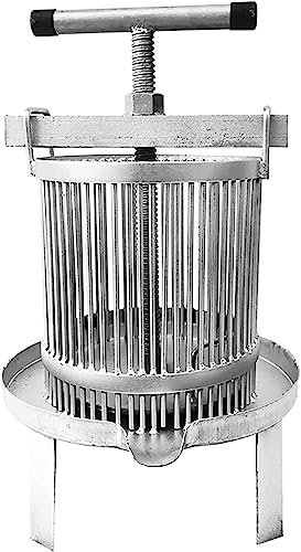 HACSYP Fruchtpresse Traubenpresse, manueller Rotations-Honigextraktor, Eisen-Honigpresse, hauptsächlich verwendet in Bauernhöfen, Bienenhäusern und Anderen Orten