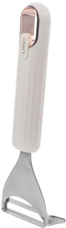 LABRIMP Éplucheur De Peau Éplucheur De Pommes De Terre en Acier Inoxydable Rizière Éplucheur Multifonctionnel Éplucheur d'orange Outils Manuels Blanche Concombre Raboteuse Plastique