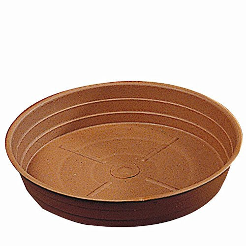 Sotto vaso fioriera Sabbiato rotondo diam 45 cm In plastica Terracotta