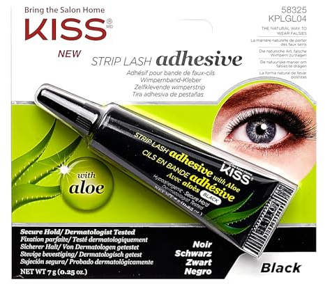 Kiss Strip Lash Adhesive Black, 7 g