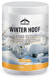Veredus, Unguento invernale per zoccoli Winter Hoof, una confezione di unguento extramorbido con olio di timo e vitamina F - formato da 1000ml