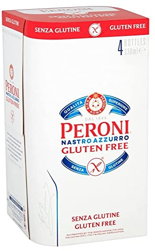 Peroni Nastro Azzurro Gluten Free Bottles 4 x 330ml