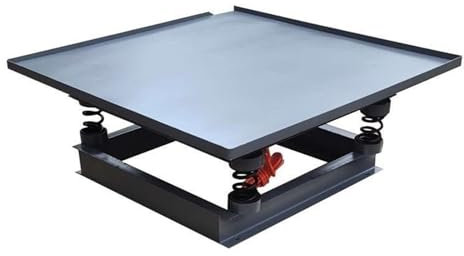 Table vibrante en béton, bloc d'essai de mortier de ciment, petit banc d'essai expérimental plat, vibrateur à plaque plate JIYAMI'EN EL (Size : 0.5m 380V adjust frequency)