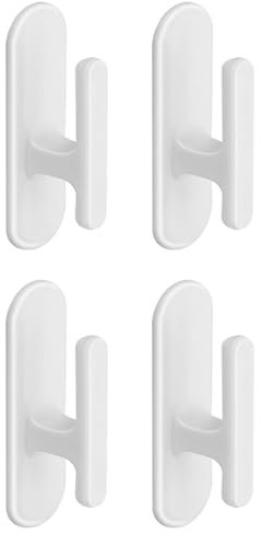 Lerpwige 4 x Sicherheits-Jalousienschnur-Haken, selbstklebend, für Fenster, Jalousien, Kindersicherung, Wickelklampe