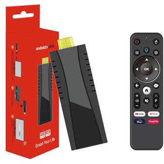 BOXPUT Q3 MAX - Clé TV Android 11.0, 4K haute définition, 2 Go de RAM, 16 Go de ROM, double WiFi, télécommande vocale Bluetooth