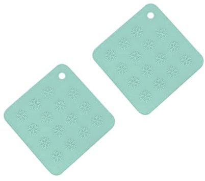 PAMINGONO 2piezas Tapete para Platos Almohadillas De Silicona Mantel Individual De Mesa Aislamiento Térmico Unidades Antideslizantes