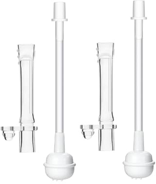Oberni Toddler Sippy Cup Replacement Weighted Straw + Valved Spout, Suitable for OBN-2661 Series Water Bottle, Pack of 2