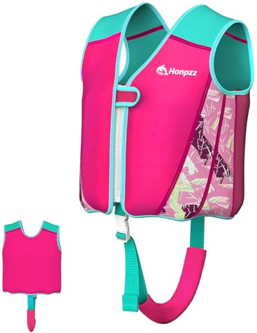 Giubbotto di Nuoto per Bambini-Rosa-M