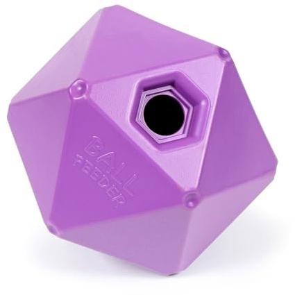 Shires Horse Pony Equine Ball Feeder Stable Toy Treat 9 Ball Purple