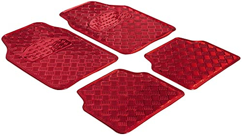 Walser gummimattor, universal bil matta metallic, golvmattor fullständig durkplåt, skyddsmatta röd, cut-to Schmutzfangmatte 28021