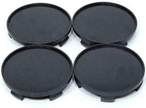 4x Universal 68/65mm Felgendeckel Nabenkappen Nabendeckel Radkappe Schwarz