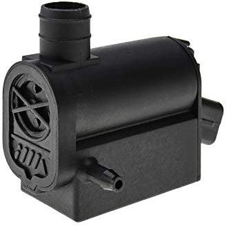 OTOTEC Bomba de lavado de parabrisas de vehículo 98510-26100 conector de 3 pines doble salida compatible con Elantra Santa Fe Cerato pieza de repuesto