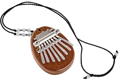 Mini Kalimba Thumb Piano, 8 Keys — For Meditation, ASMR, Sound Therapy and Yoga, 2-YEAR WARRANTY
