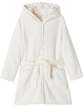 VERTBAUDET Robe de Chambre Chat Fille en Maille Peluche Ivoire 3A