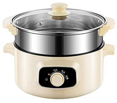 Soup Pot Multi Functional Electric Hot Pot Household Integrated Electric Hot Pot Non Stick Electric Frying Pan Dormitory Small Electric Pot Multi Layer Electric Steamer