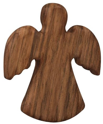 Einzigartiges Handkreuz – Komfortkreuz aus Olivenholz, tragbares Holzkreuz | Handkreuz aus natürlichem Olivenholz, tragbares Design für Freunde der Familie