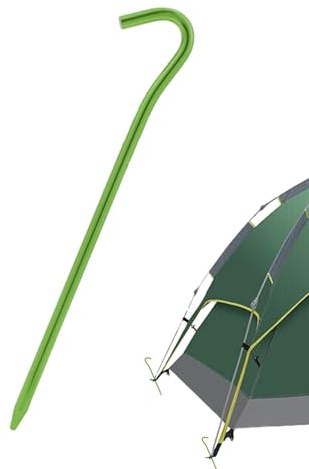 Clavijas de Tienda de campaña, estacas de Tienda de campaña de aleación de Aluminio para Exteriores, Picos de Camping fáciles de Usar, Accesorios portátiles para Tiendas de campaña para el Suelo