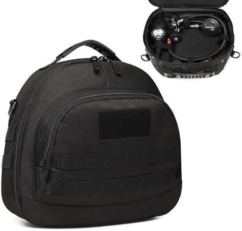 FRETHIND Sac pour régulateur de Respiration, Sac Tactique pour détendeur et régulateur de plongée,rembourré avec bandoulière