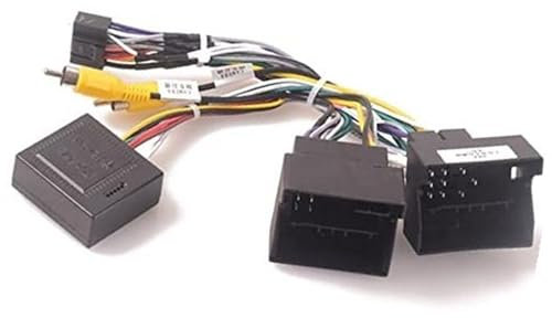 ZAPYVET Auto Radio Stereo Kabelbaum Kabel Adapter Android Quadlock, for VW, for Golf, MK5 MK6 MK7, for Skoda, for Octavia, Fabia, for Seat, Autoradio-Anschlusskabel