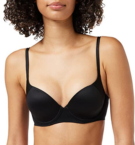 Triumph Womens Body Make-up Soft Touch Wp Ex Wired Padded Bra, Black, 38D UK