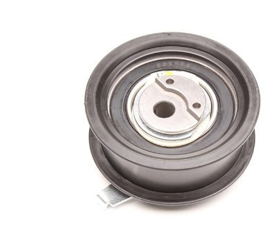 Streetstar Spannrolle für Zahnriemen Audi A3, Seat Cordoba, Ibiza III, Leon, Toledo, Skoda Fabia, Octavia, VW Bora, Caddy II, Golf IV - Metall, Schwarz, Klassisch, L-förmig, Poliert, 1 Stück