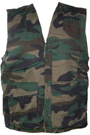 fratelliditalia.org Gilet smanicato caccia al cinghiale sfoderato alta visibilita sport arancione Colore Mimetico Taglia 46