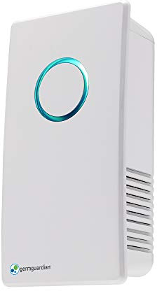 Germ Guardian GG1100W 7” Pluggable Small Air Purifier, Small Room Wall Air Sanitizer, Freshens Air, UV-C Light Kills Germs, Reduces Odors from Pets, Cooking, Mold, GermGuardian, 1-Yr Wty (White)