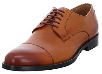 DIGEL Herren Businessschuhe Skipp Schnürschuh Ziernähte Glattleder Schnürhalbschuhe Büro Elegant Uni Elegant, Herrenschnürrer, Schnürschuh