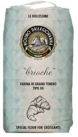 FARINA DI GRANO TENERO TIPO 00 BRIOCHE PER CROISSANTS E DOLCI MOLINO DALLAGIOVANNA 5 kg