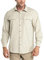 33,000ft Men's Long Sleeve Shirts UV Protection Safari Button-Down Shirt Breathable Wicking Quick Drying Outdoor Top with Pockets for Hiking Fishing Golfing,Khaki XL