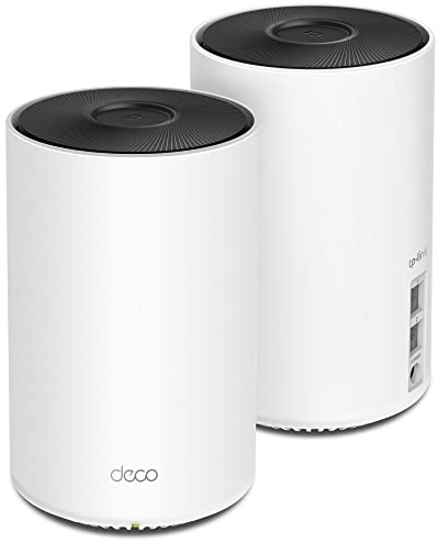 TP-Link Tri-Band Wi-Fi 6 Mesh Router System | 2- Mesh Routers | Coverage up to 5,500 sq. ft. | Deco W7200 (2-Pack)