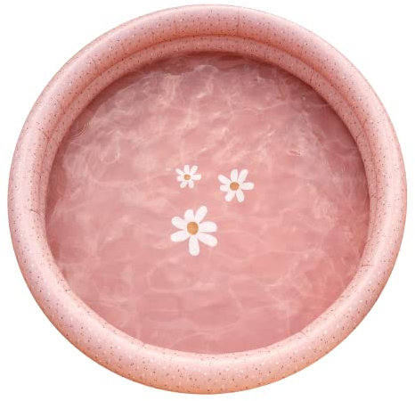 Little Dutch 2010450 Schwimmbecken/aufblasbares Planschbecken - Little pink Flowers (150 cm)