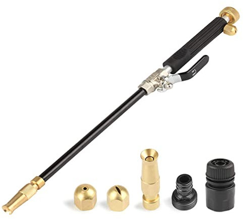 Jet Hochdruck-Hochdruckreiniger, Hochdruckreiniger Sprühlanze mit 3 Jet Nozzles, Jet Power Washer Nozzle Stab Wasserlanze, Glasfenster-Reinigungssprühgerät Gartenbewässerung Auto Wasserwäsche