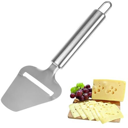 Affetta Formaggio, Cheese Slicer, Affettatrice per Formaggio, Coltelli da Formaggio, Taglia Formaggio, Affettaformaggio, Pala per Formaggio Acciaio Inossidabile,Per Tagliare Formaggi Pasta Dura/Molli