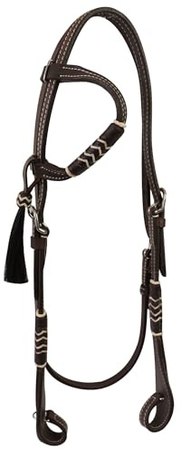 Brida Western Silver Horse Kawita, Finimento Indispensable para la Conducción del Caballo (Dark London) (marrón)