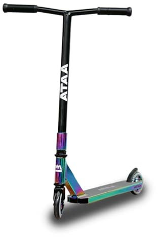 Patinete Urbano ATAA Jumper Neon con Manillar Acero 360º Ruedas PU 100 mm rodamientos ABEC 9 y Plataforma Antideslizante