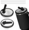 2pcs Leakproof Lid with Straw for Stanley 30oz Replacement,No-Spill Cup Lids for Stanley Quencher,Tumbler Flip Straw Lid for Stanley Accessories (Black, 30oz)