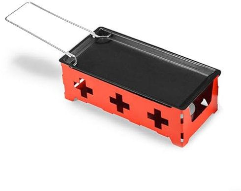 Set portatile per raclette al formaggio per sciogliere e cuocere a lume di candela, comodo mini forno per i pasti