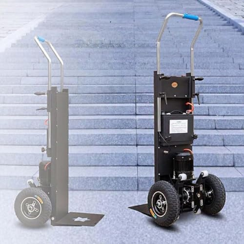 1200w Electric Stair Climber, Heavy Object Sack Truck, Removable Battery Load Capacity (400 Kg), for Straight & Curved Stairs, Effortless Heavy Load Transport,001